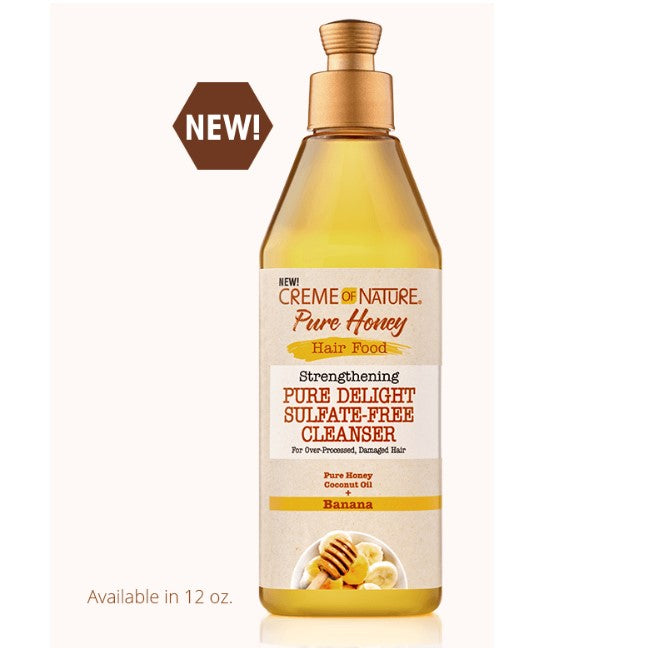 Crema de la naturaleza Pure Honey Hair Food Bananna Cleanser 12oz