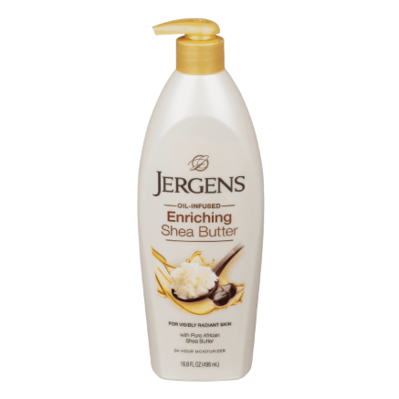 Jergens enriqueciendo la crema hidratante de mantequilla de karité 16.8 oz/496 ml