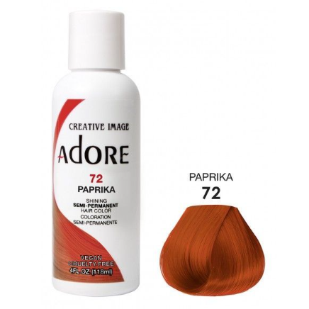 Adore Color de cabello semi permanente 72 Paprika 118ml