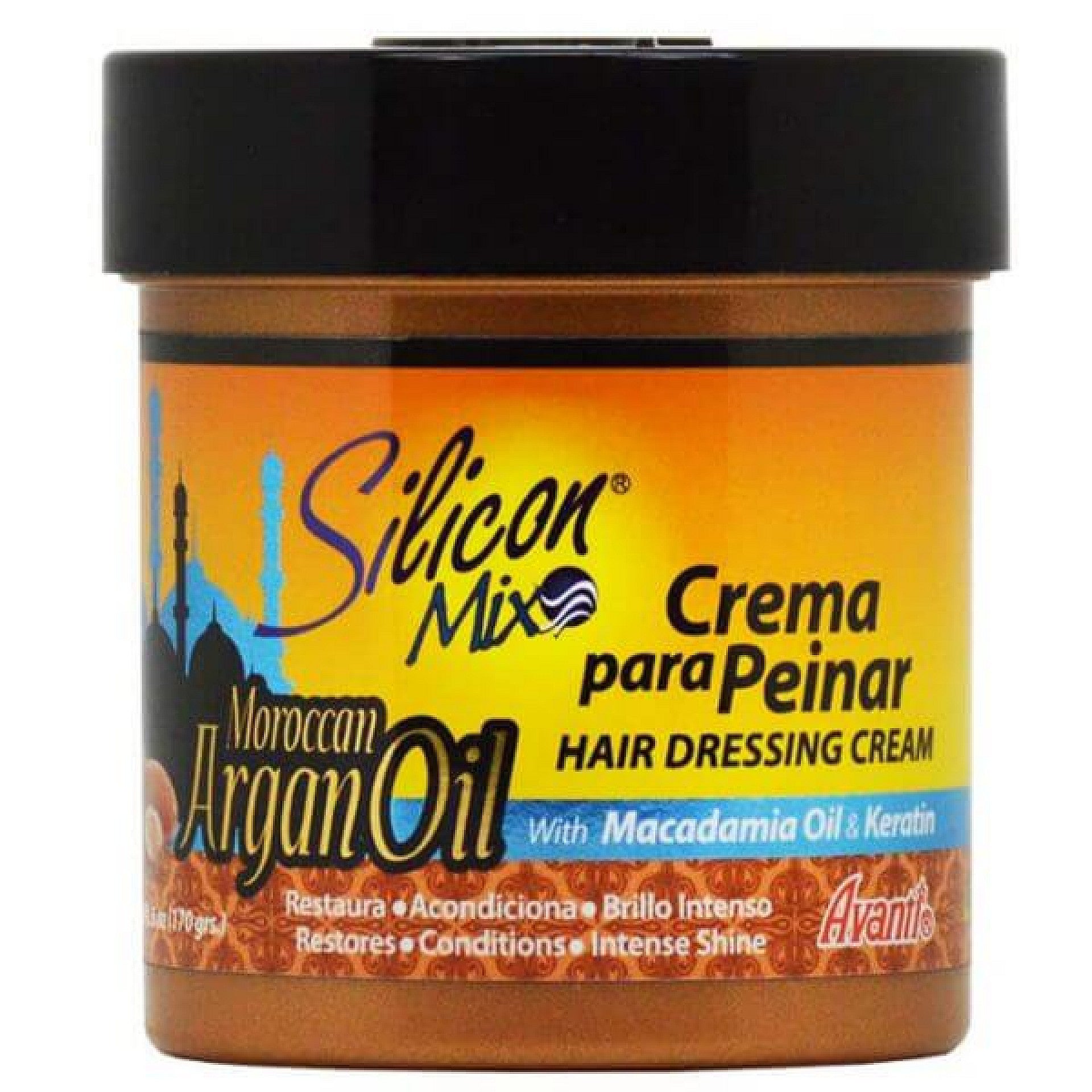 Crema de estilo de aceite de argán de mezcla de silicio