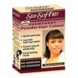 Sta Sofa Fro Powder Dye Color de cabello de castaño medio
