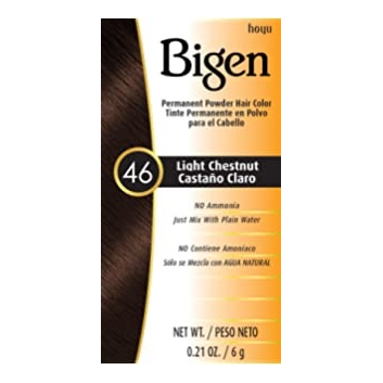 Color de cabello en polvo Bigen (empaquetado grande) #46 Castaza de luz