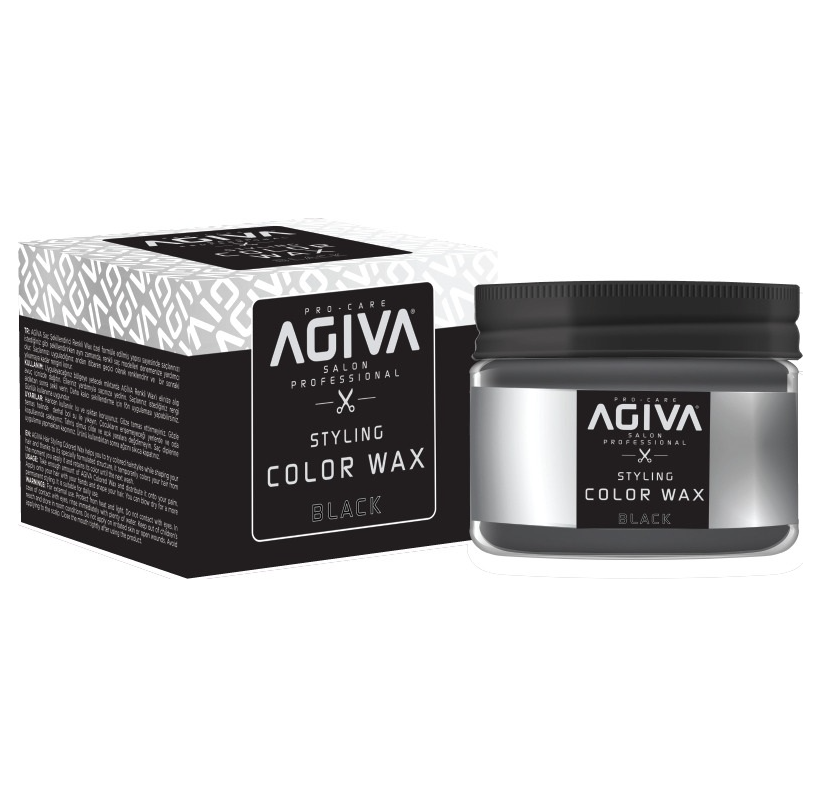 Agela Hair Styling Color Wax Black 120ml