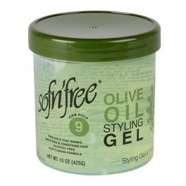 Sof n'Free Styling Gel Olive 15 oz