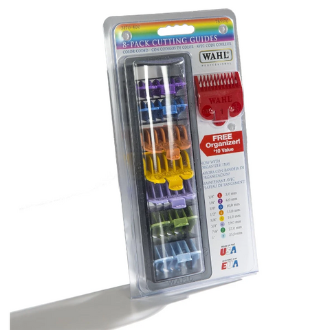Wahl Color Cutting Guides 8pcs Pack (3-25 mm) 03170-400