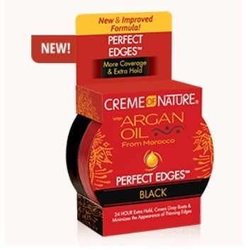 Creme of Nature Argan Oil Bordes perfectos Negro 225 oz