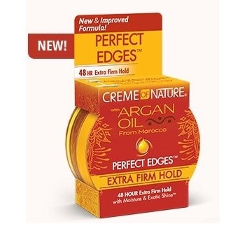 Creme of Nature Argan Oil Perfect Bordes Extra Firm Hold 2.25 oz
