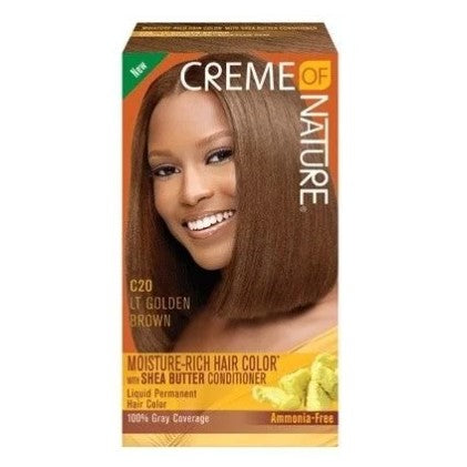 Crema de la naturaleza Color del cabello (amarillo) marrón oscuro C20