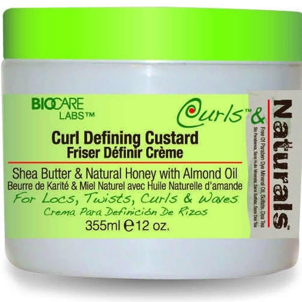 Biocare Curls & Naturals Curl Defining Custard 12oz