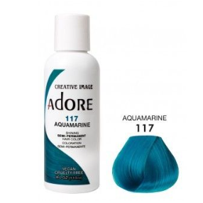 Adorar color de cabello semi permanente 117 aquamarine 118ml