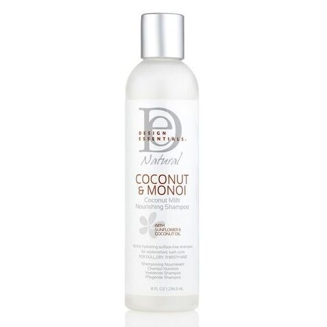 Diseño esencial Coconut & Monoi Milk Nourishing Shampoo 8oz
