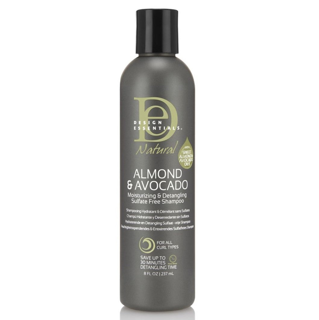 Diseño Essentials Almond & Aguacate Hidratando y despectivo Shampoo sin sulfato 237 ml