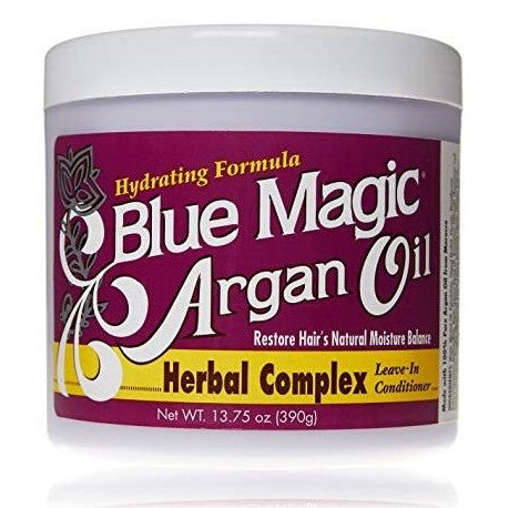 Aceite de argán de magia azul con complejo herbal 390 GR