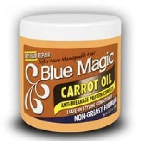 Acondicionador de estilización de aceite de aceite de zanahoria azul mágico 340 GR