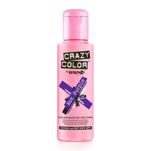 Color Crazy Hot Purple 62 Crema de color de cabello semi permanente