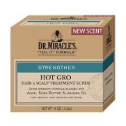 Dr. Miracle's Hot Gro de tratamiento para cabello y cuero cabelludo Super 114 GR
