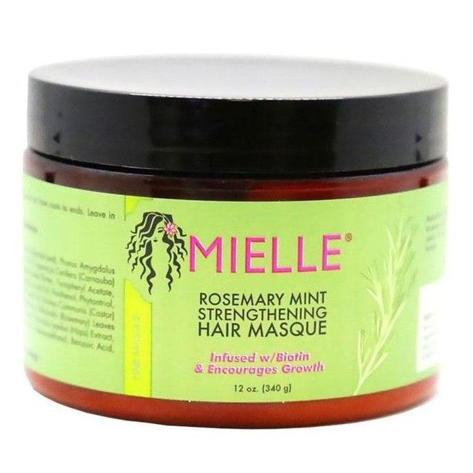 Mielle Organics Rosemary menta Fortalecimiento de la mascarilla de cabello 340ml