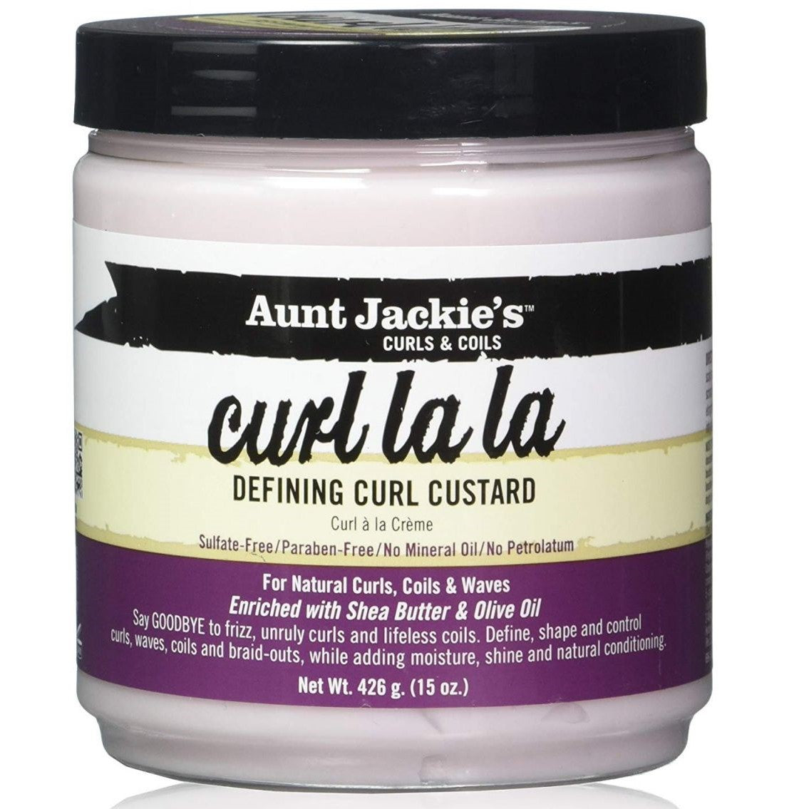 Tía Jackie's Curls & Coils Curl La La LA Defining Curl Custard 425gr - ¡Crea rizos mágicos!