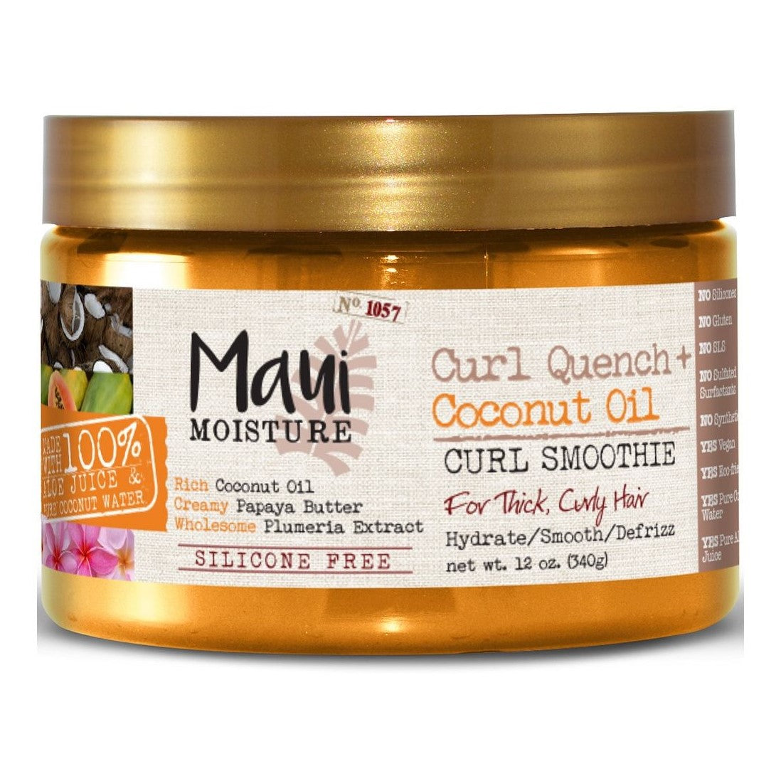 MAUI Humo Curl Quench + Coconut Oil Curl Smoothie 340G / 12oz