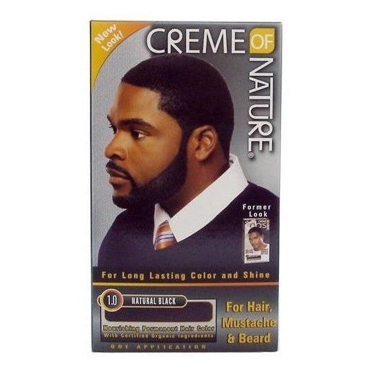 Crema de la naturaleza Men Color de cabello 1.0 Natural Negro