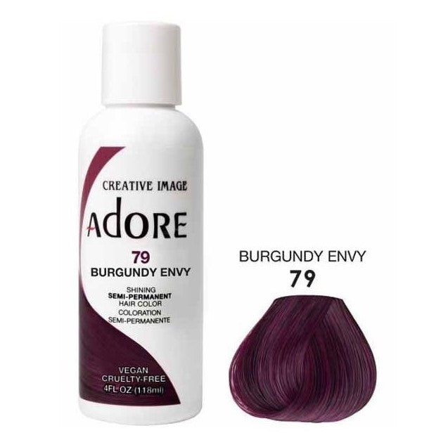 Adore Color semi permanente para el cabello 79 Borgoña envidia 118 ml