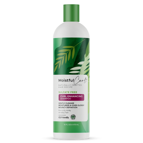 Shampoo mejorado de rizo sin sulfato de curl de rizado 473 ml