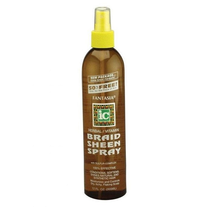 Fantasia ic Herbal Vitamin Braid Sheen Spray 355 ml
