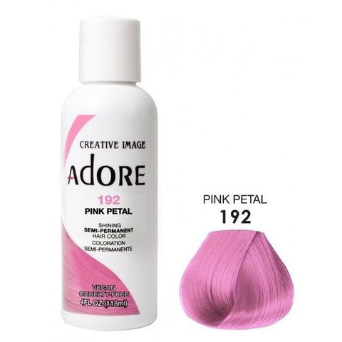 Adorar color de cabello semi permanente 192 rosa pétalo 118ml