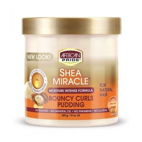 Orgullo Africano Shea Butter Miracle Miracle Curls Pudding 425 GR
