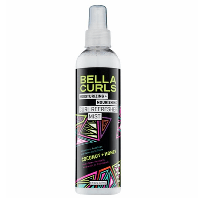 Bella curls hidratante nutritiva curl rizherst mist 8oz / 236ml