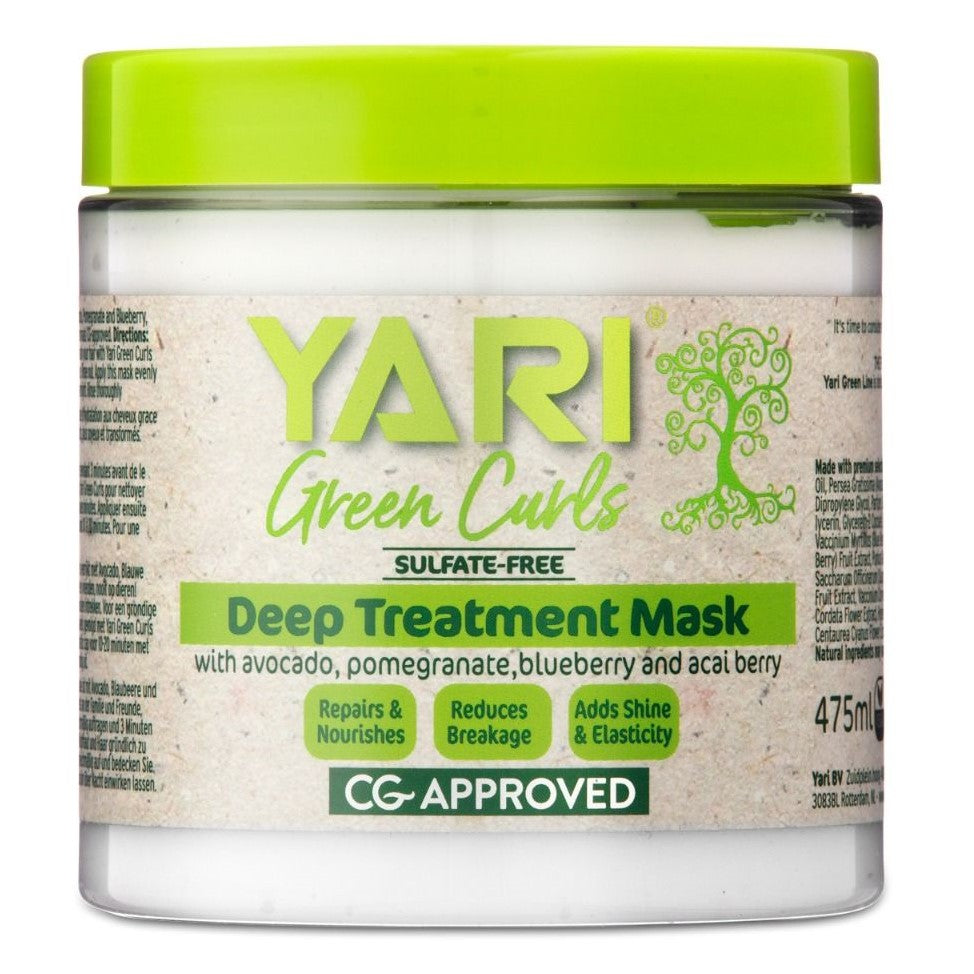 Máscara de tratamiento profundo de Yari Green Curls 475ml